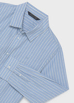 Mayoral camasa baieti basic 8-14 ani Sky blue stripes
