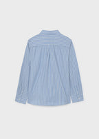 Mayoral camasa baieti basic 8-14 ani Sky blue stripes
