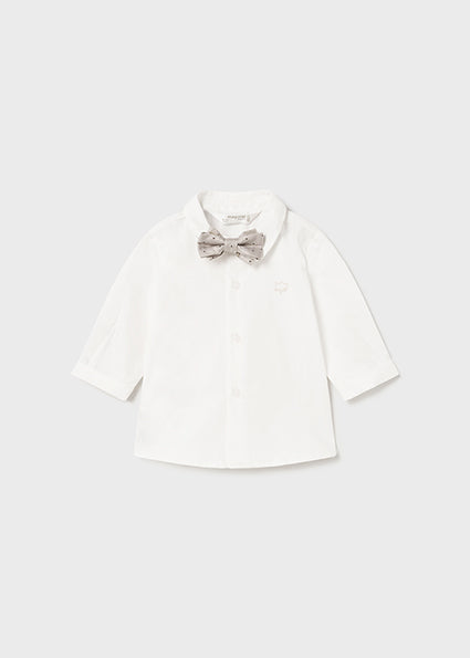 Mayoral camasa baieti cu papion 0-18 luni Off-white Imagine principală a produsului