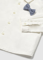 Mayoral camasa baieti cu papion 12-48 luni Cream