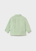 Mayoral camasa baieti maneca lunga bambula 12-48 luni Matcha