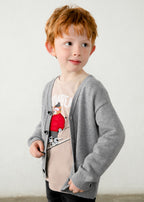 Mayoral cardigan baiat 5-10 ani Gri Pal