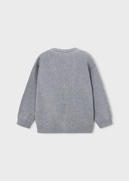 Mayoral cardigan baiat 5-10 ani Gri Pal