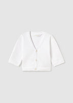Mayoral cardigan baieti 0-18 luni Alb