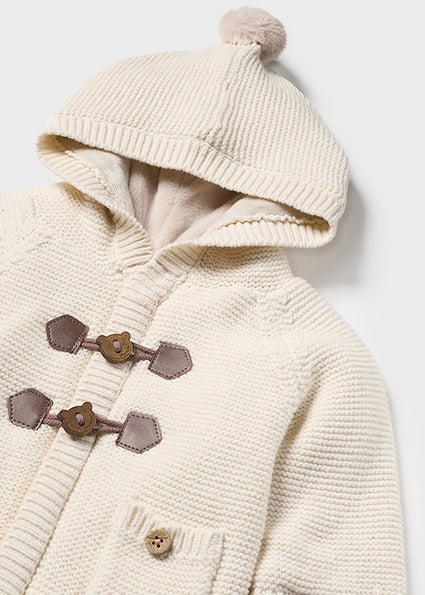 Mayoral cardigan baieti captusit din tricot 0-18 luni Ceramica