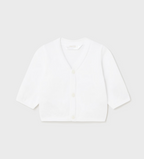 Mayoral cardigan baieti cu gat in V 0-18 luni Alb