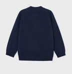 Mayoral cardigan baieti din tricot cu fermoar 4-9 ani Navy blue