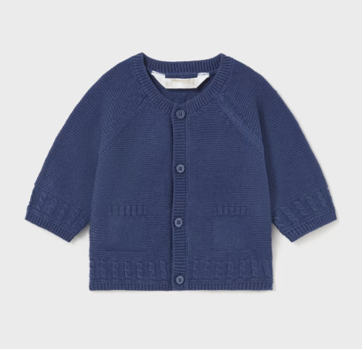 Mayoral cardigan baieti tricot 0-18 luni, Midnight