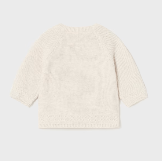 Mayoral cardigan baieti tricot 0-18 luni, Milk vigore Imagine secundară a produsului