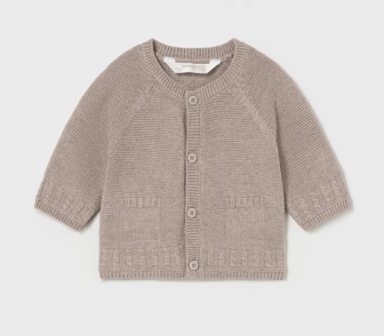 Mayoral cardigan baieti tricot 0-18 luni, Taupe Imagine principală a produsului