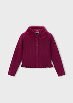 Mayoral cardigan fete cu blanita 5-10 ani Framboise