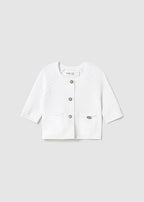 Mayoral cardigan fete din tricot 0-18 luni Alb