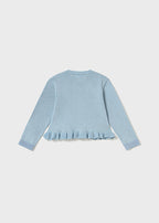 Mayoral cardigan fete din tricot cu volane 12-48 luni Sky