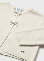 Mayoral cardigan fete cu fundite 12-48 luni Ecru