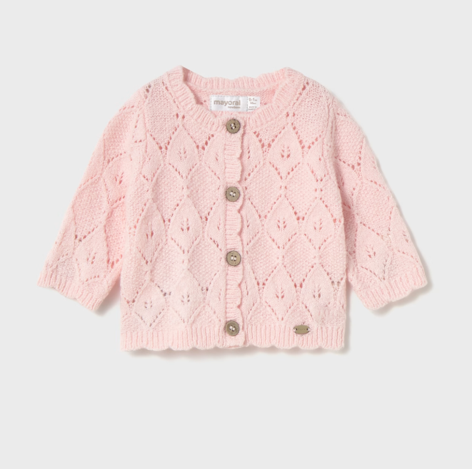 Mayoral cardigan fete tricot 0-18 luni, Cuartz