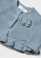 Mayoral cardigan fete tricot cu fundita 0-18 luni Nieve