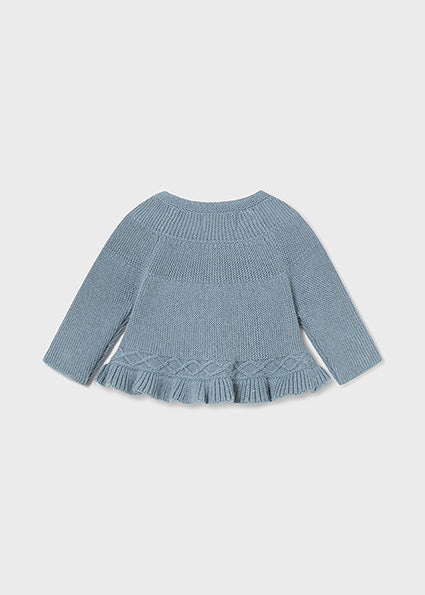 Mayoral cardigan fete tricot cu fundita 0-18 luni Nieve
