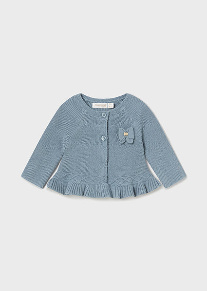 Mayoral cardigan fete tricot cu fundita 0-18 luni Nieve