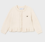 Mayoral cardigan fete tricot cu volanas 6-36 luni, Naut