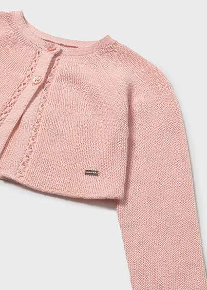 Mayoral cardigan fete din tricot cu guler rotund 12-48 luni Blossom
