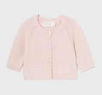 Mayoral cardigan fete tricotat 0-18 luni Nude
