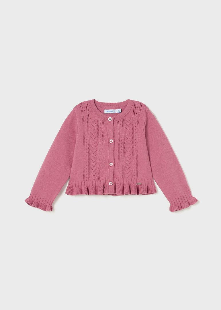 Mayoral cardigan fete12-36 luni, Blush