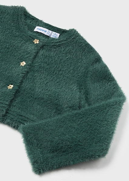 Mayoral cardigan fetite tricot efect blanita 12-36 luni Glass