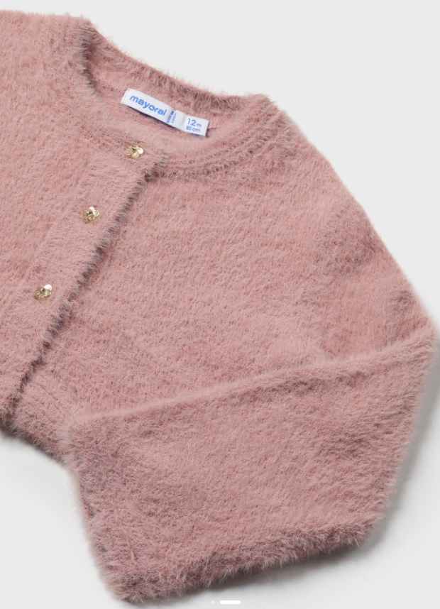 Mayoral cardigan fetite tricot efect blanita 12-36 luni Makeup