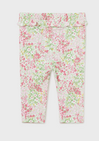 Mayoral colanti fete Better Cotton 0-18 luni Roz Baby cu flori