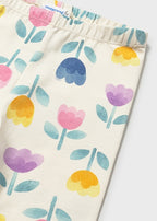 Mayoral colanti fete lungi cu imprimeu 12-48 luni Lilac cu lalele