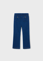 Mayoral colanti fete lungi evazati cu buzunare  5-10 ani Denim inchis