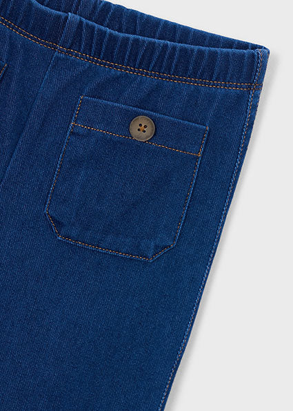 Mayoral colanti fete lungi evazati cu buzunare  5-10 ani Denim inchis Imagine secundară a produsului