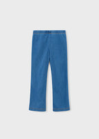 Mayoral colanti fete lungi evazati cu buzunare  5-10 ani Denim mediu