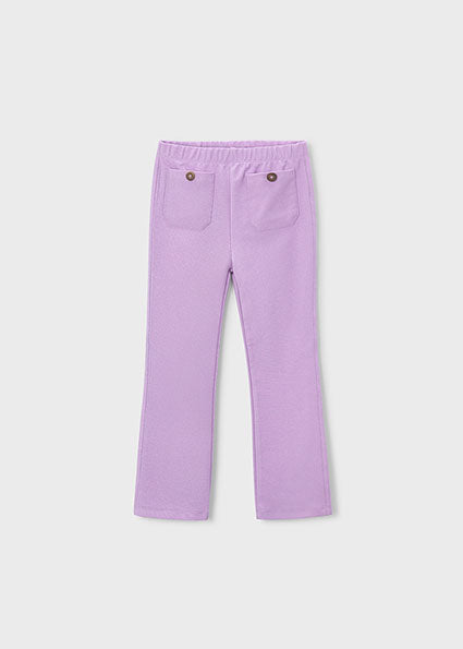 Mayoral colanti fete lungi evazati cu buzunare  5-10 ani Lilac