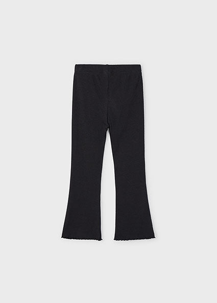 Mayoral colanti fete lungi evazati si striati 5-10 ani Negru Imagine secundară a produsului