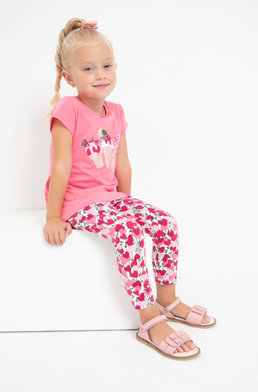 Mayoral colanti fete trei sferturi cu imprimeu 3-9 ani