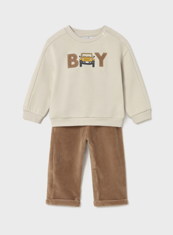 Mayoral compleu baieti 2 piese 6-48 luni  BAY Caramel  Imagine principală a produsului