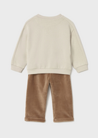Mayoral compleu baieti 2 piese 6-48 luni  BAY Caramel 