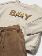 Mayoral compleu baieti 2 piese 6-48 luni  BAY Caramel 