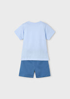 Mayoral compleu baieti 2 piese cu testoasa 5-10 ani Blue-Licorice