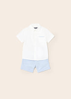Mayoral compleu baieti 2 piese elegant 12-36 luni, Celeste