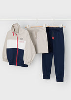 Mayoral compleu baieti 3 piese cu 2 pantaloni 5-10 ani Navy blue