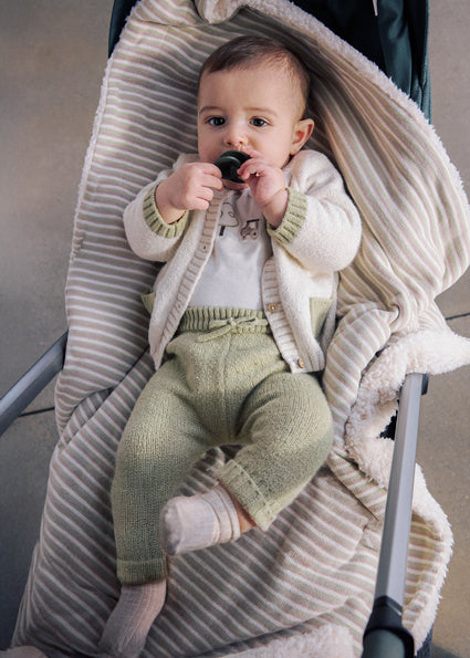 Mayoral compleu baieti 3 piese cu pantaloni lungi 0-6 luni Laurel
