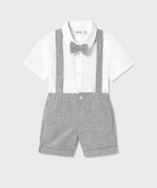 Mayoral compleu baieti 3 piese cu papion 12-48 luni Licorice