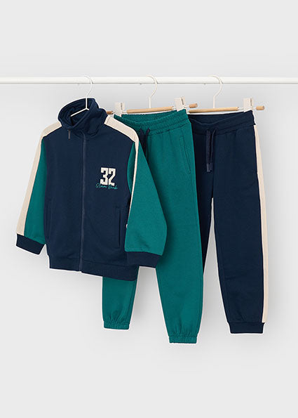 Mayoral compleu baieti 3 piese tip trening cu doi pantaloni 5-10 ani Lago