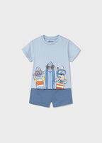 Mayoral compleu baieti de vara din 2 piese 12-48 luni Capri surf