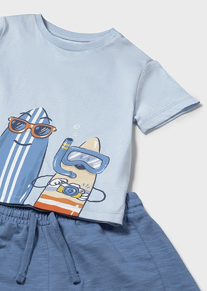 Mayoral compleu baieti de vara din 2 piese 12-48 luni Capri surf