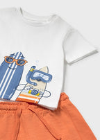 Mayoral compleu baieti de vara din 2 piese 12-48 luni Coral surf