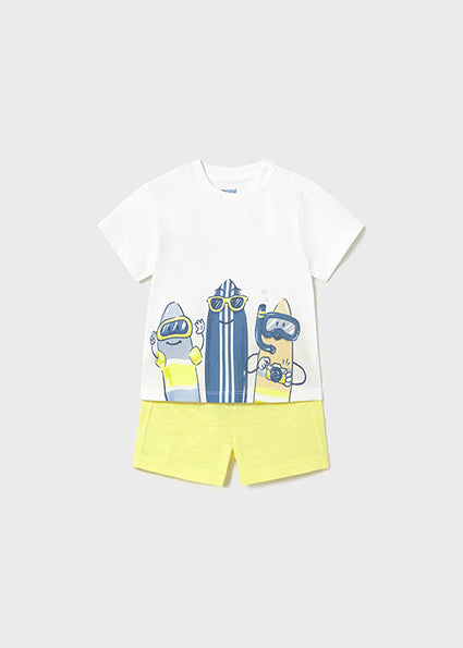 Mayoral compleu baieti de vara din 2 piese 12-48 luni Sorbet surf