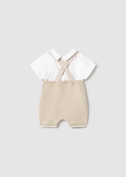 Mayoral compleu baieti de vara din 2 piese tricot 0-18 luni Piedra Imagine secundară a produsului